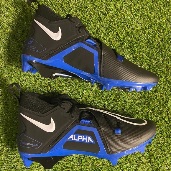 Nike Alpha Menace Pro 3 Blue/Black Football Cleats CT6649-007 Mens 11.5 NEW main image 8